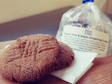 Load image into Gallery viewer, Gluten Free & Vegan Gingersnap Cookie- 6 pack